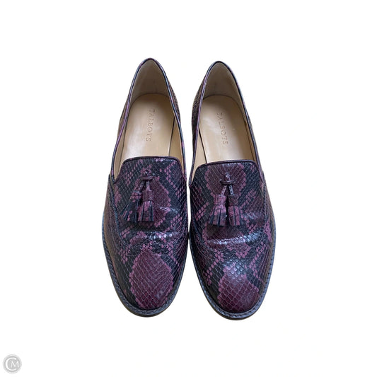 Shoes Flats By Talbots In Snakeskin Print, Size: 10