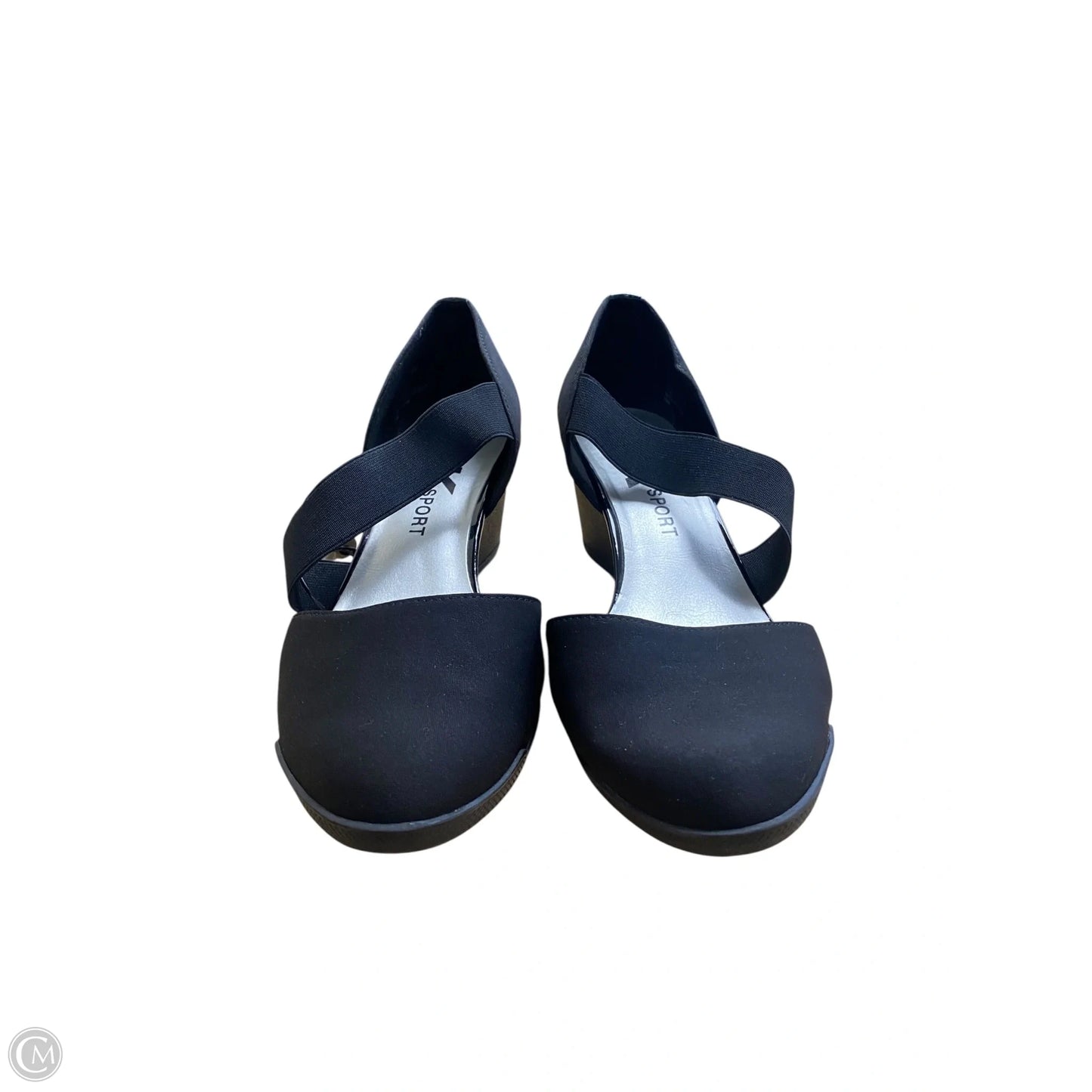 Shoes Heels Wedge By Anne Klein In Black, Size: 10