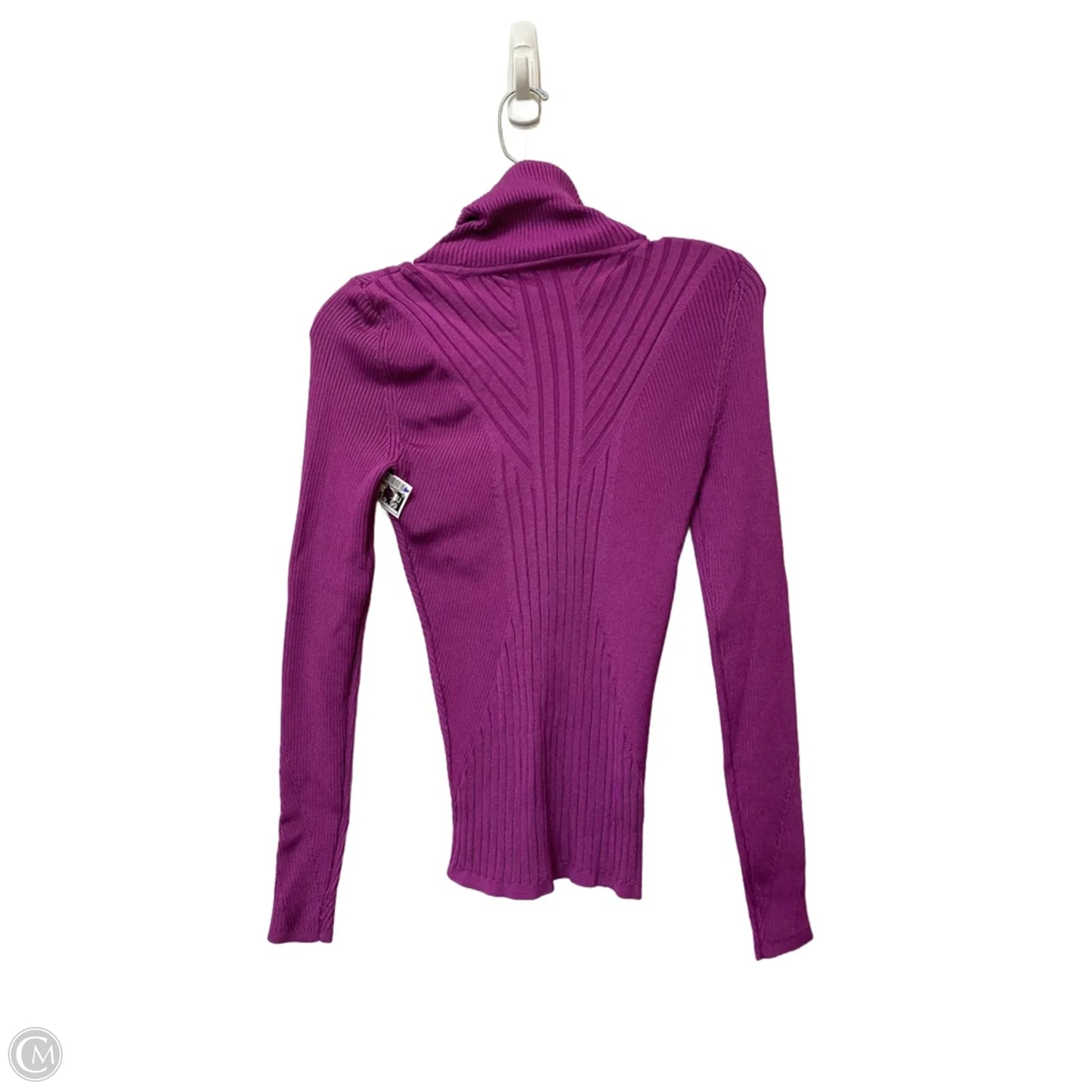 Top Long Sleeve By White House Black Market In Purple, Size: Xs