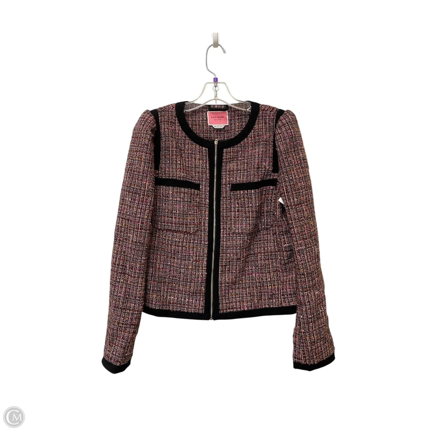 Jacket Designer By Kate Spade In Multi-colored, Size: 10