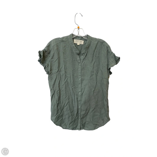 Top Short Sleeve Basic By Cloth & Stone In Blue, Size: S