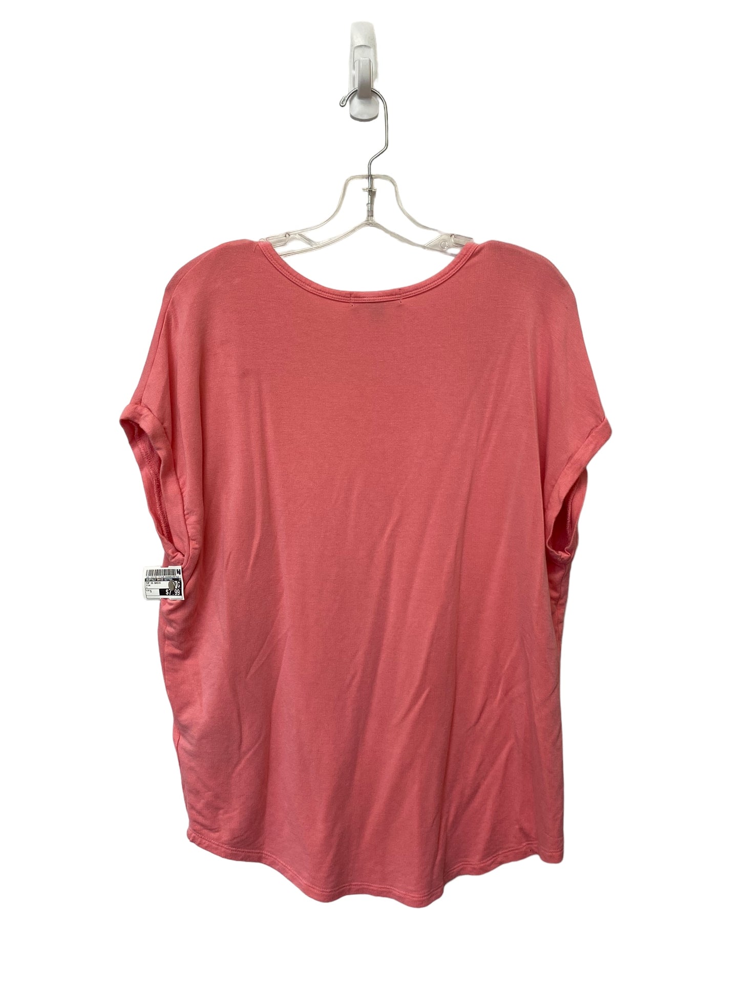 Pink Top Short Sleeve Basic Buffalo David Bitton, Size S