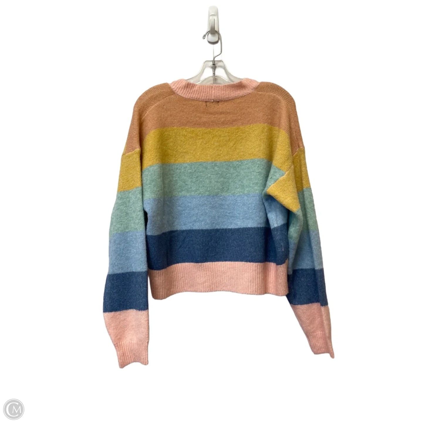 Sweater Cardigan By Debut In Multi-colored, Size: M