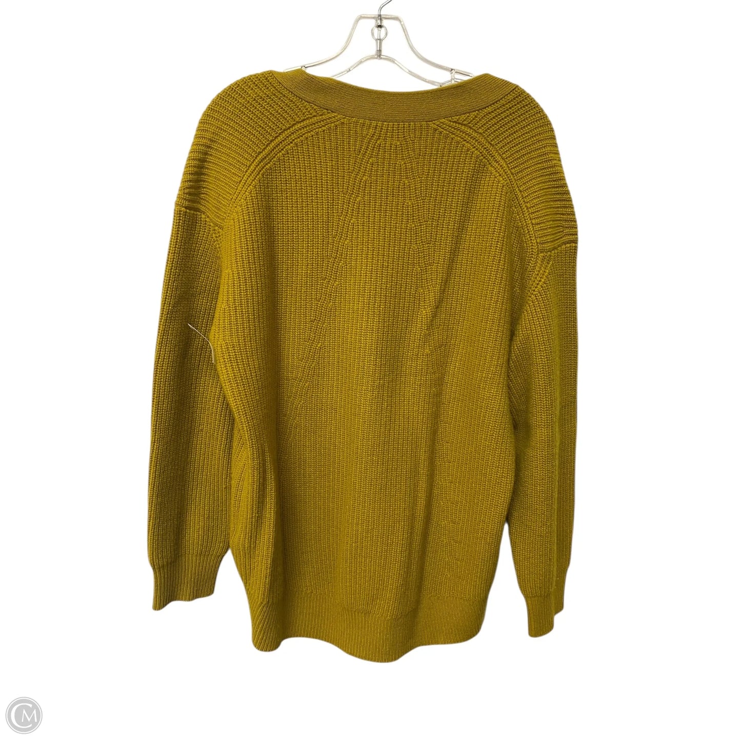Sweater Cardigan Cashmere By Rag And Bone In Yellow, Size: S