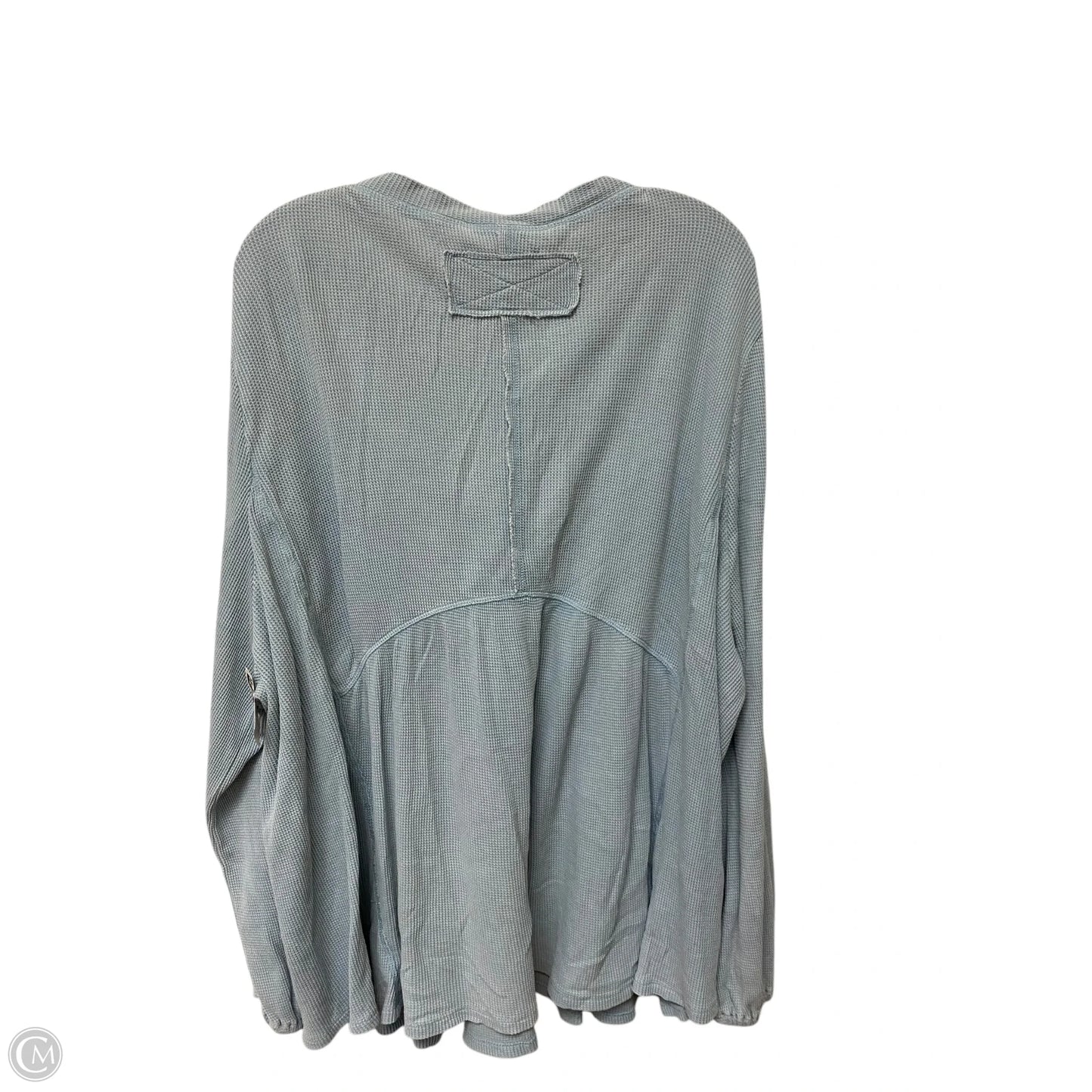 Top Long Sleeve By America Rag In Blue, Size: 2x