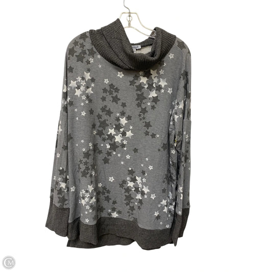Top Long Sleeve By White Birch In Grey, Size: 1x