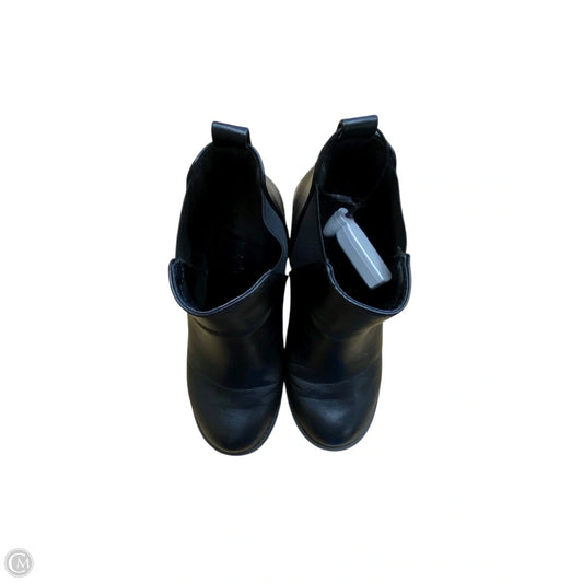 Boots Ankle Heels By Soda In Black, Size: 6.5