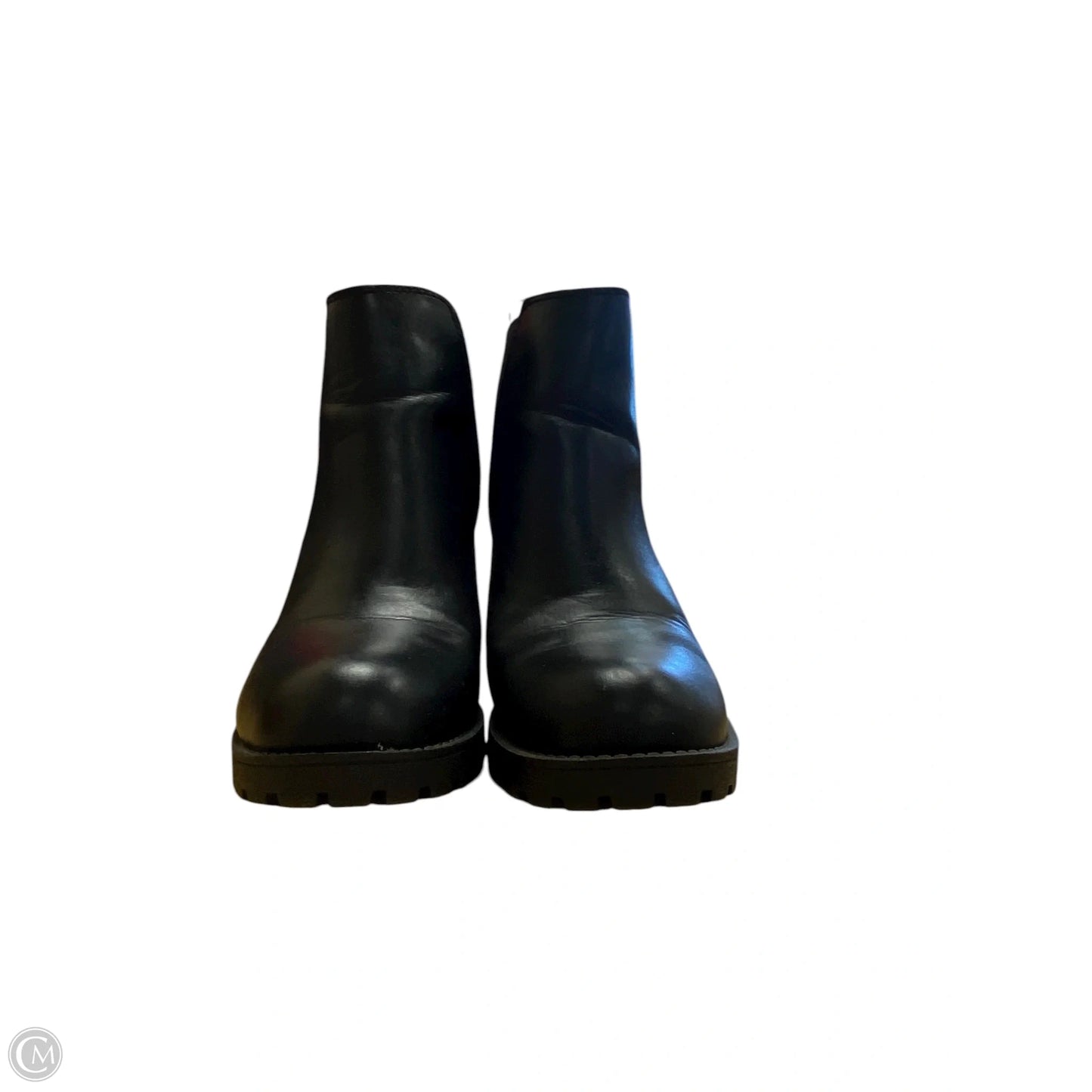 Boots Ankle Heels By Soda In Black, Size: 6.5