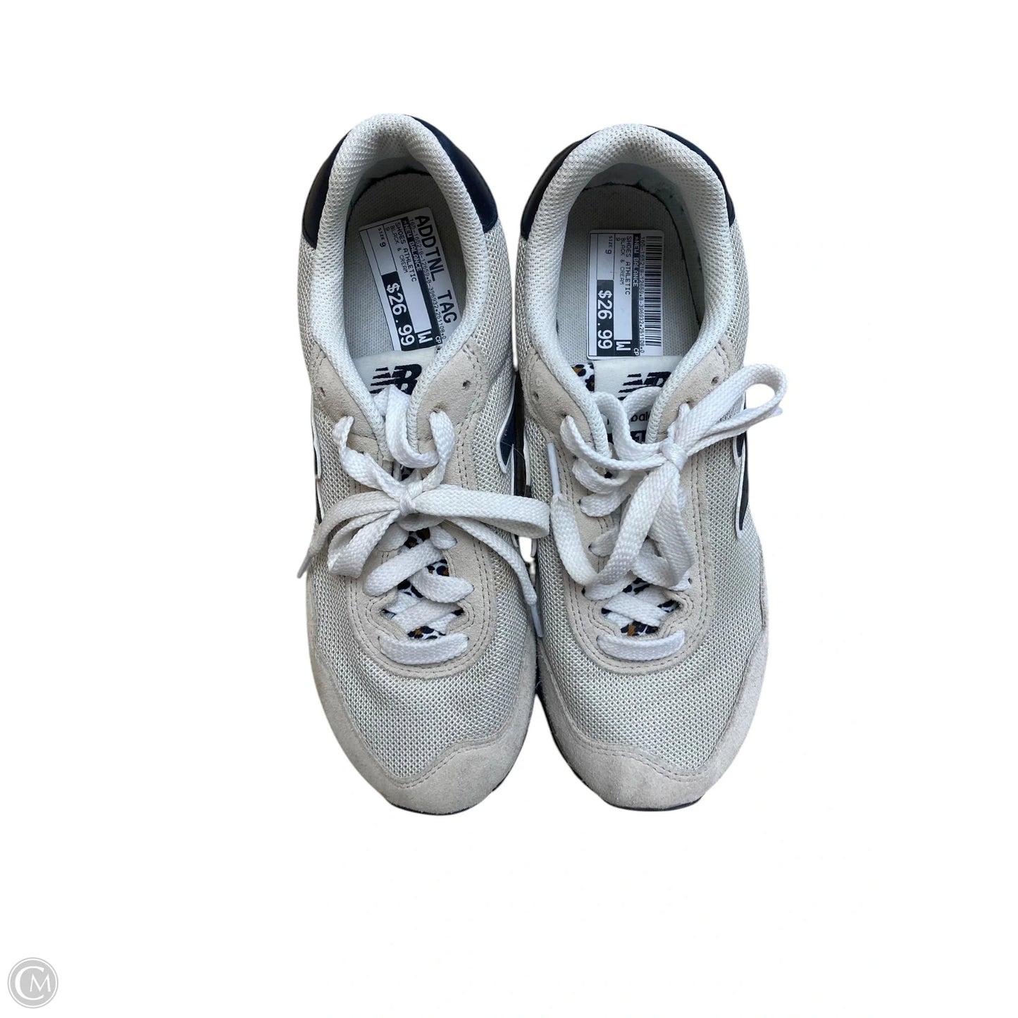 Shoes Athletic By New Balance In Black & Cream, Size: 9