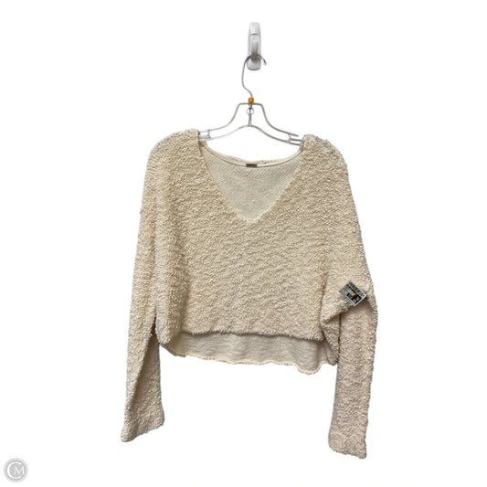 Sweater By Free People In Cream, Size: M