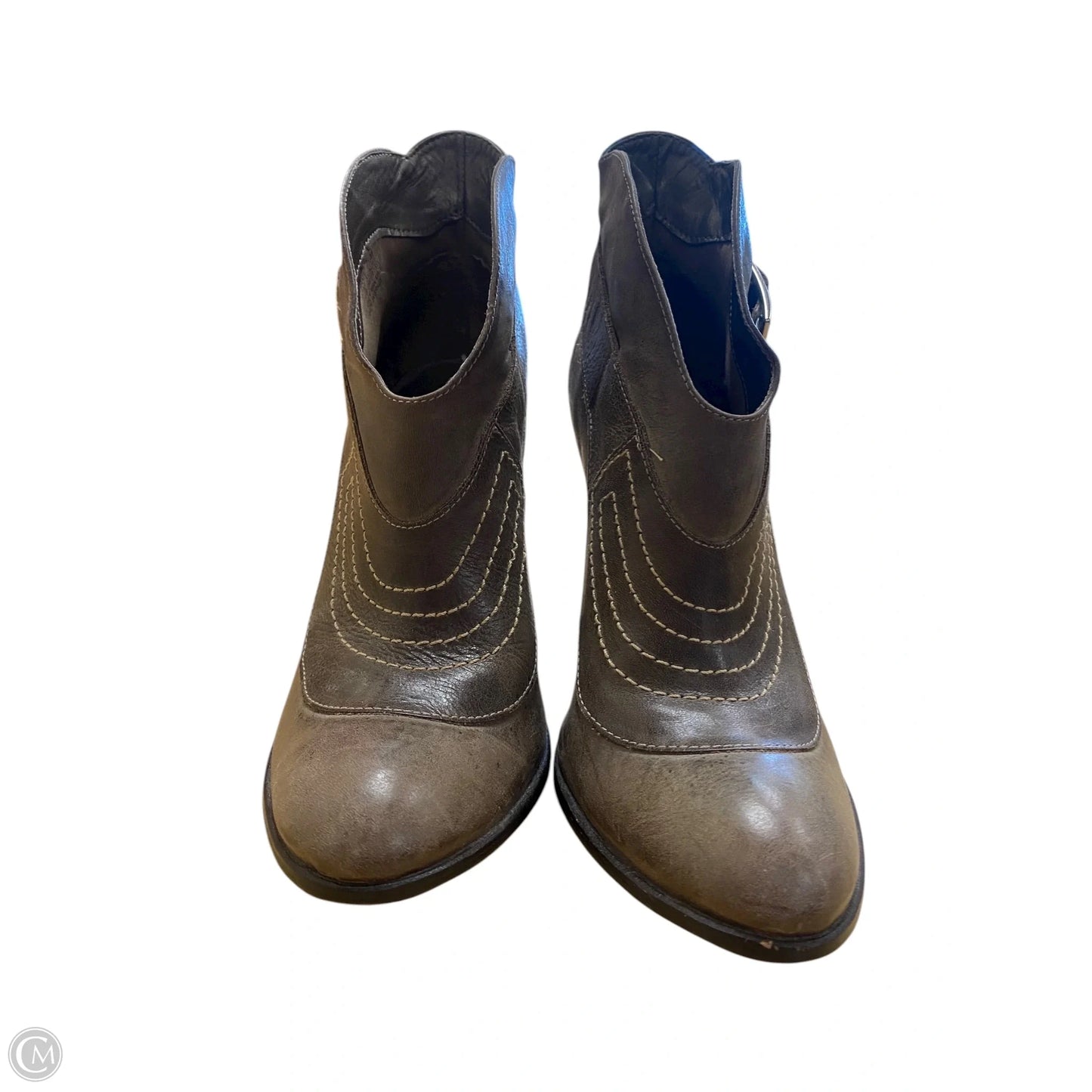 Shoes Heels Stiletto By Clothes Mentor In Grey, Size: 7.5