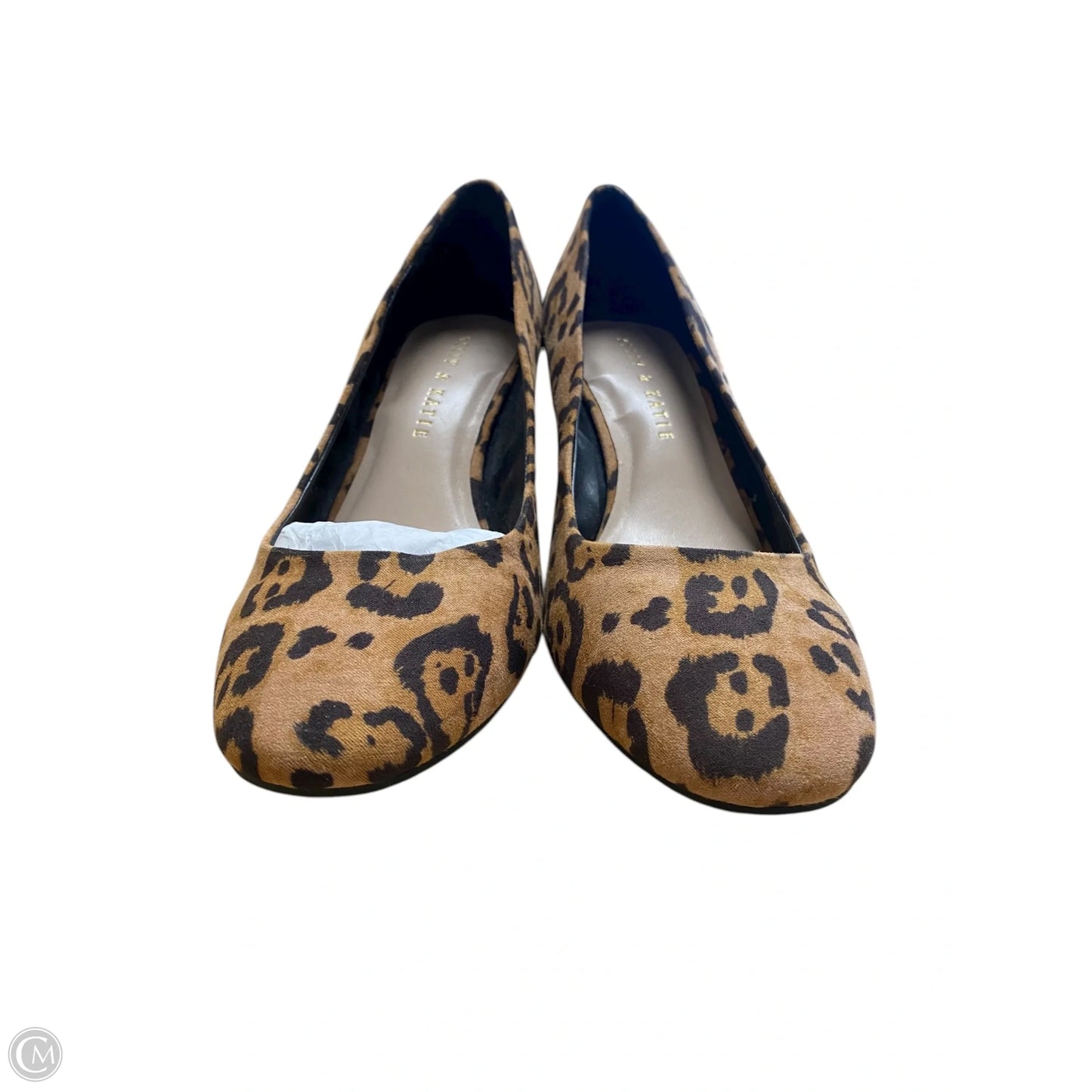 Shoes Heels Wedge By Kelly And Katie In Animal Print, Size: 7.5