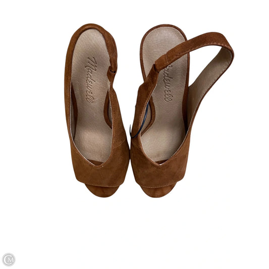 Shoes Heels Block By Madewell In Brown, Size: 5
