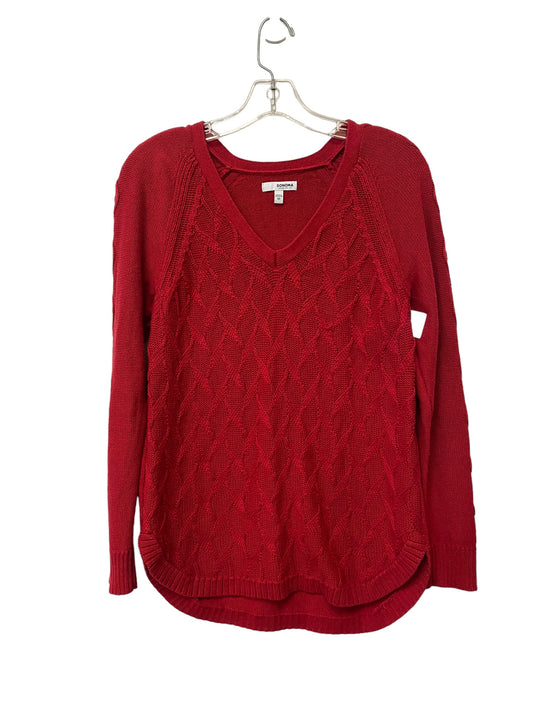 Sweater By Sonoma In Red, Size: M