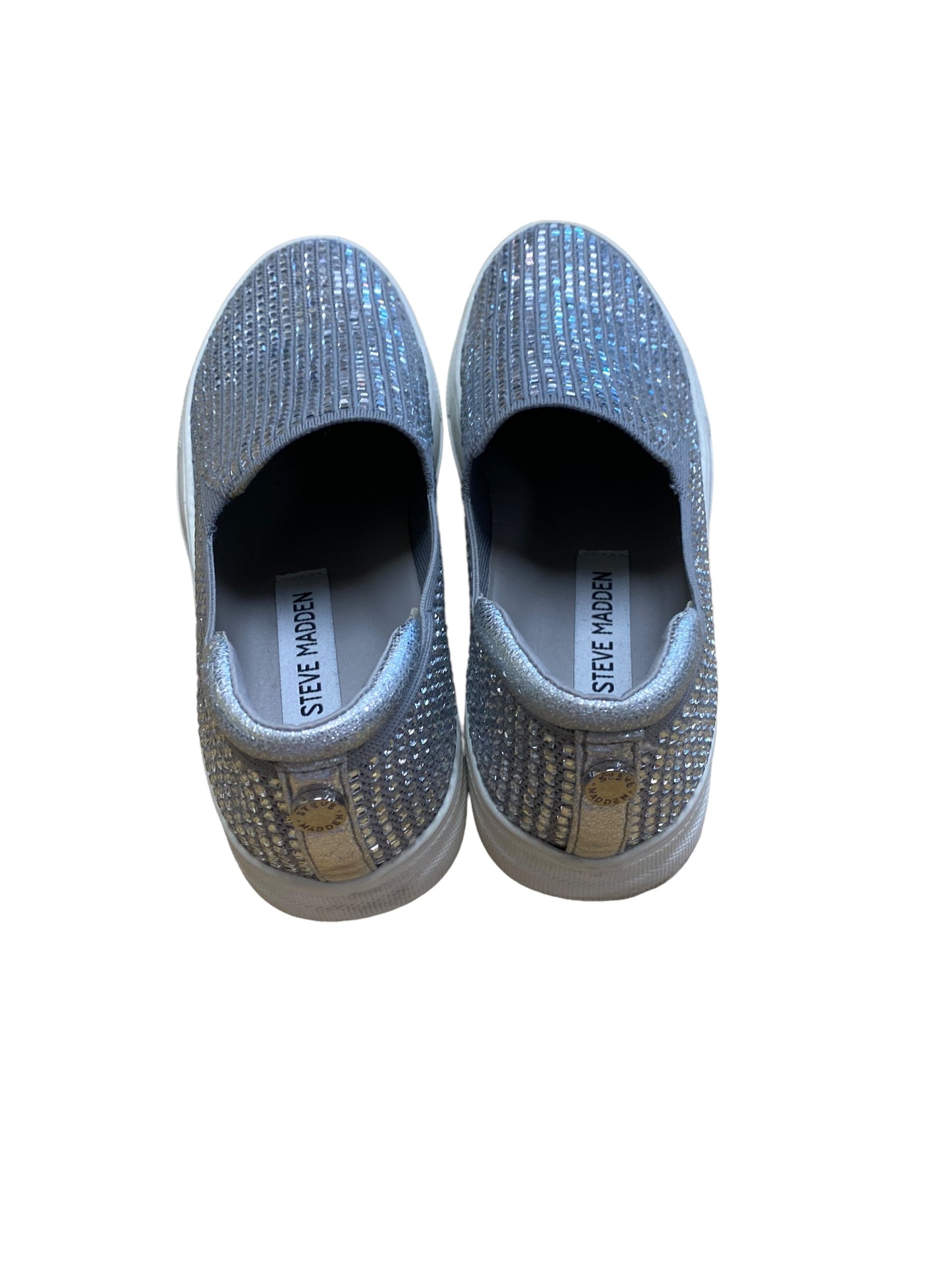 Shoes Flats By Steve Madden In Silver, Size: 6