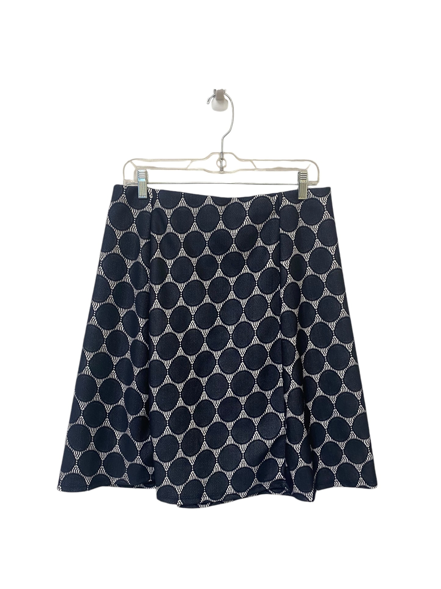 Skirt Midi By Renee C In Blue & White, Size: L