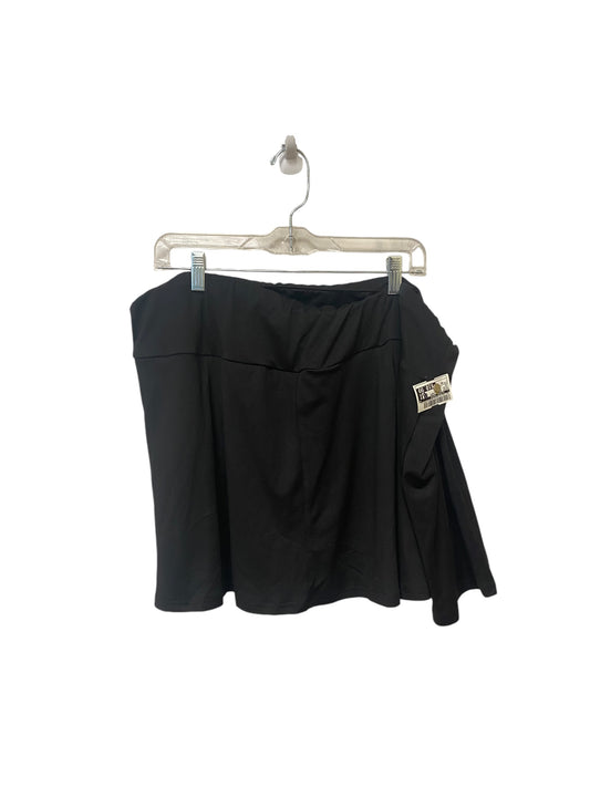 Skirt Mini & Short By Clothes Mentor In Black, Size: 4x