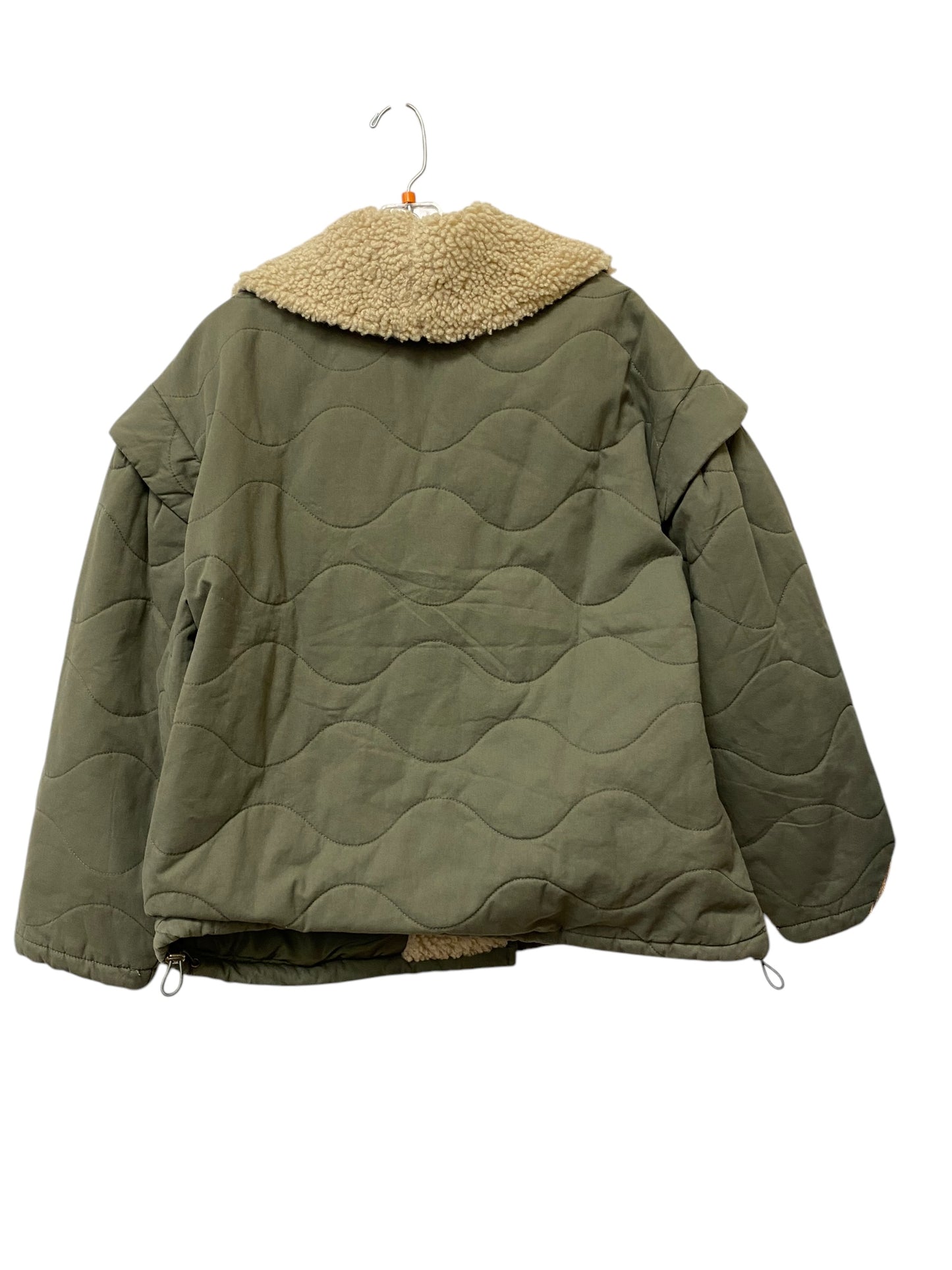 Jacket Puffer & Quilted By Lucky Brand In Green, Size: S