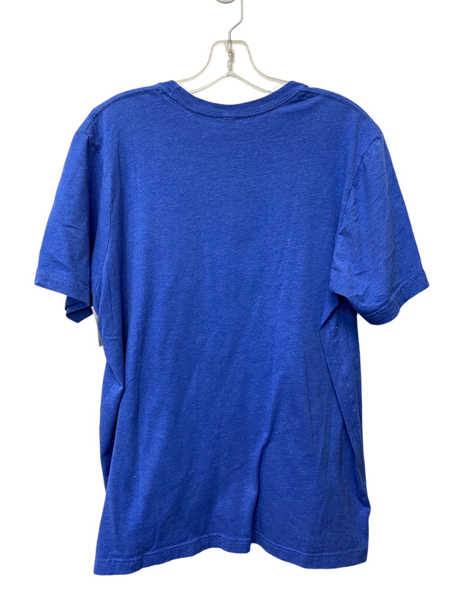 Top Short Sleeve Basic By Bella + Canvas In Blue, Size: Xl