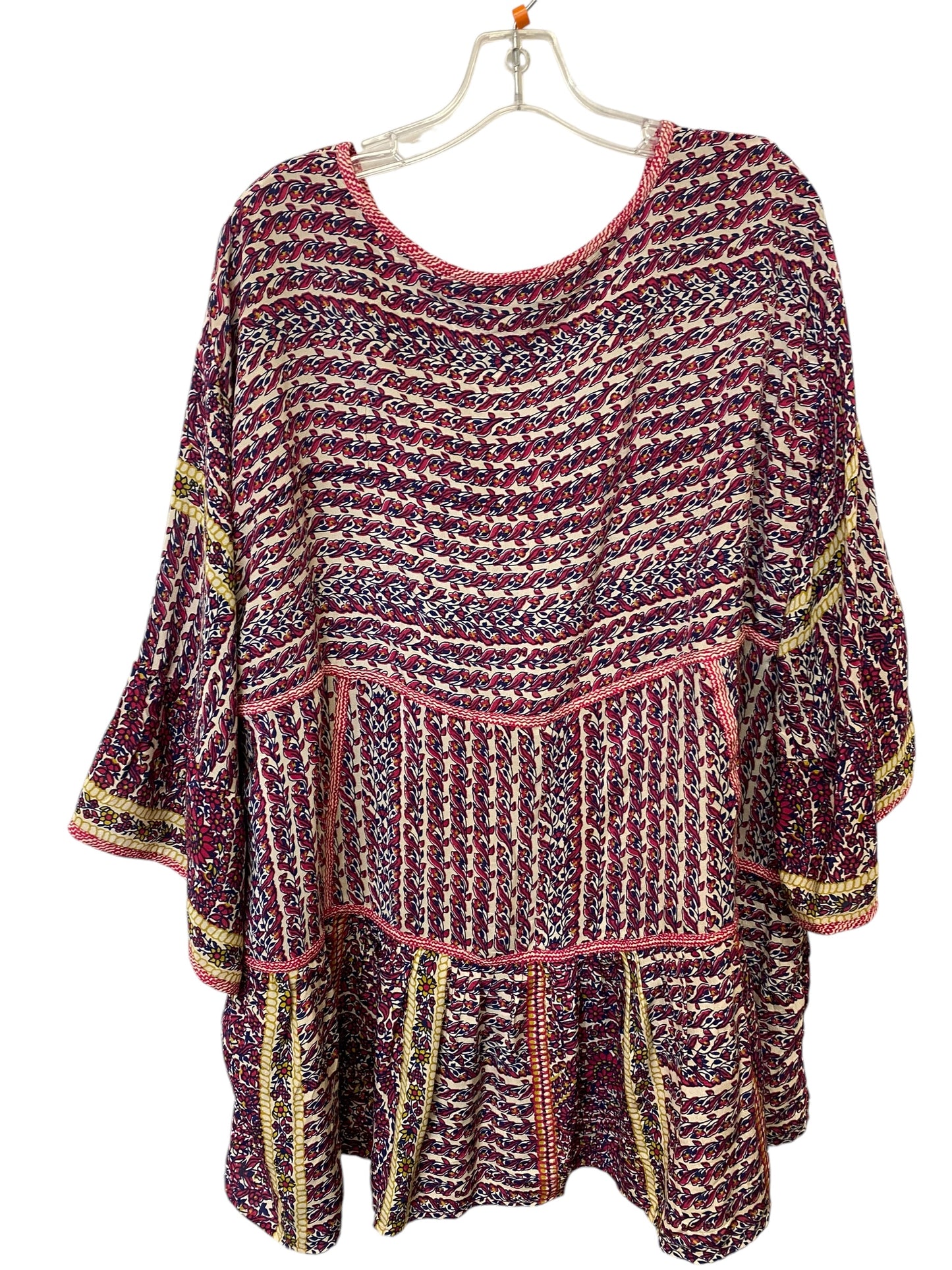 Tunic Long Sleeve By Maeve In Multi-colored, Size: 1x