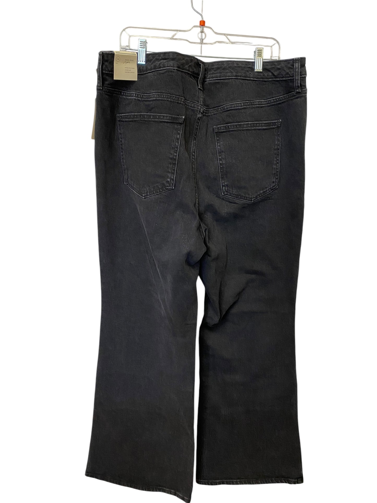 Jeans Flared By Universal Thread In Black, Size: 18