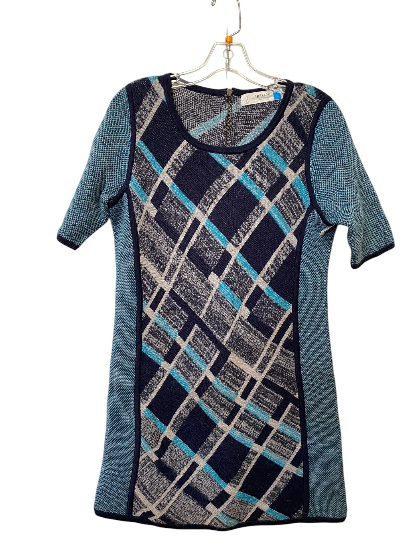 Dress Sweater By Sparrow In Blue, Size: L