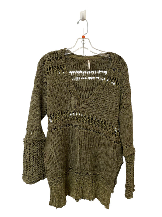 Sweater By Free People In Green, Size: S