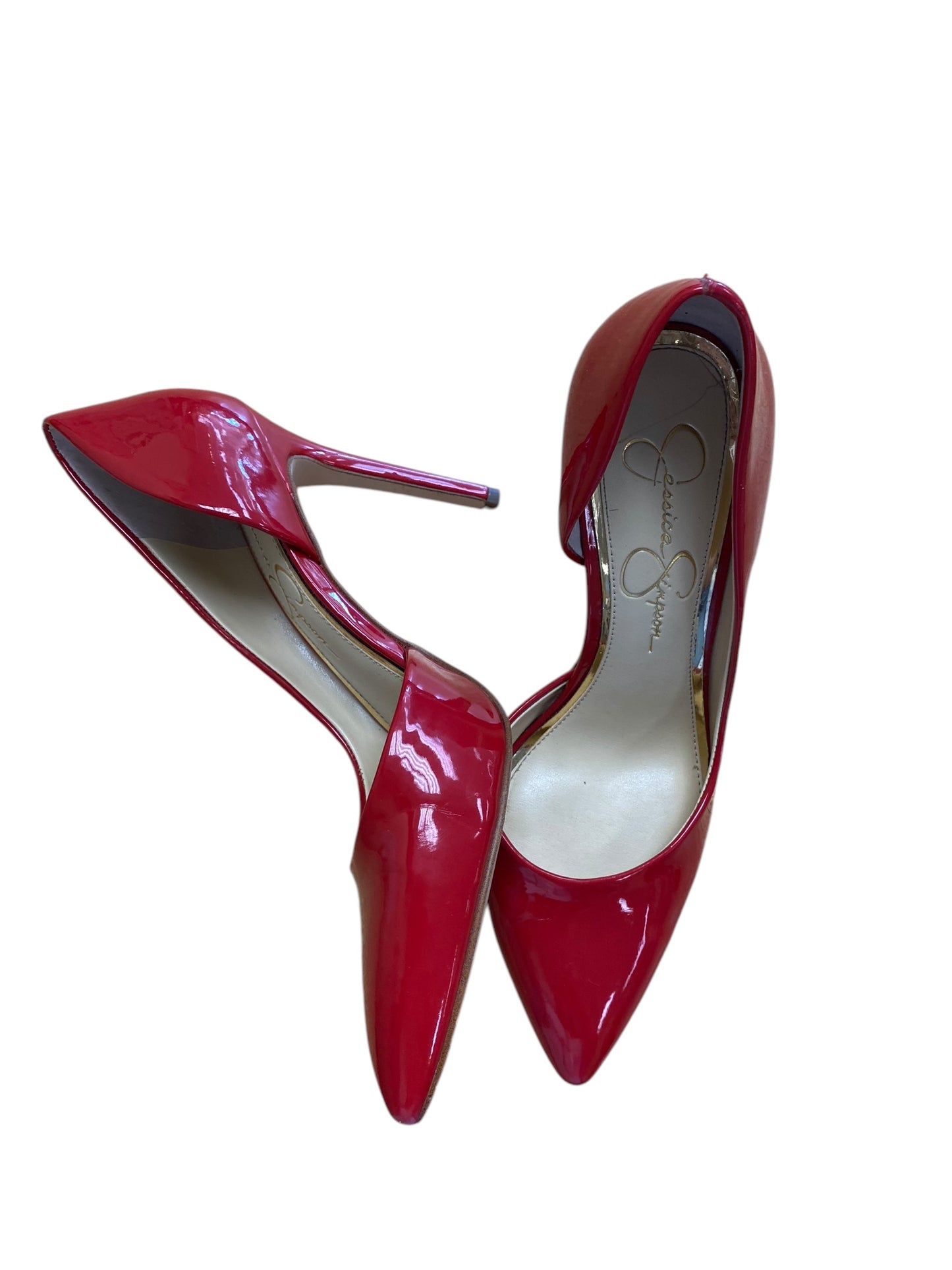 Shoes Heels Stiletto By Jessica Simpson In Red, Size: 8