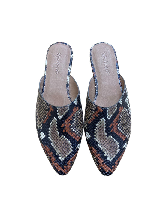 Shoes Flats By Madewell In Snakeskin Print, Size: 8.5