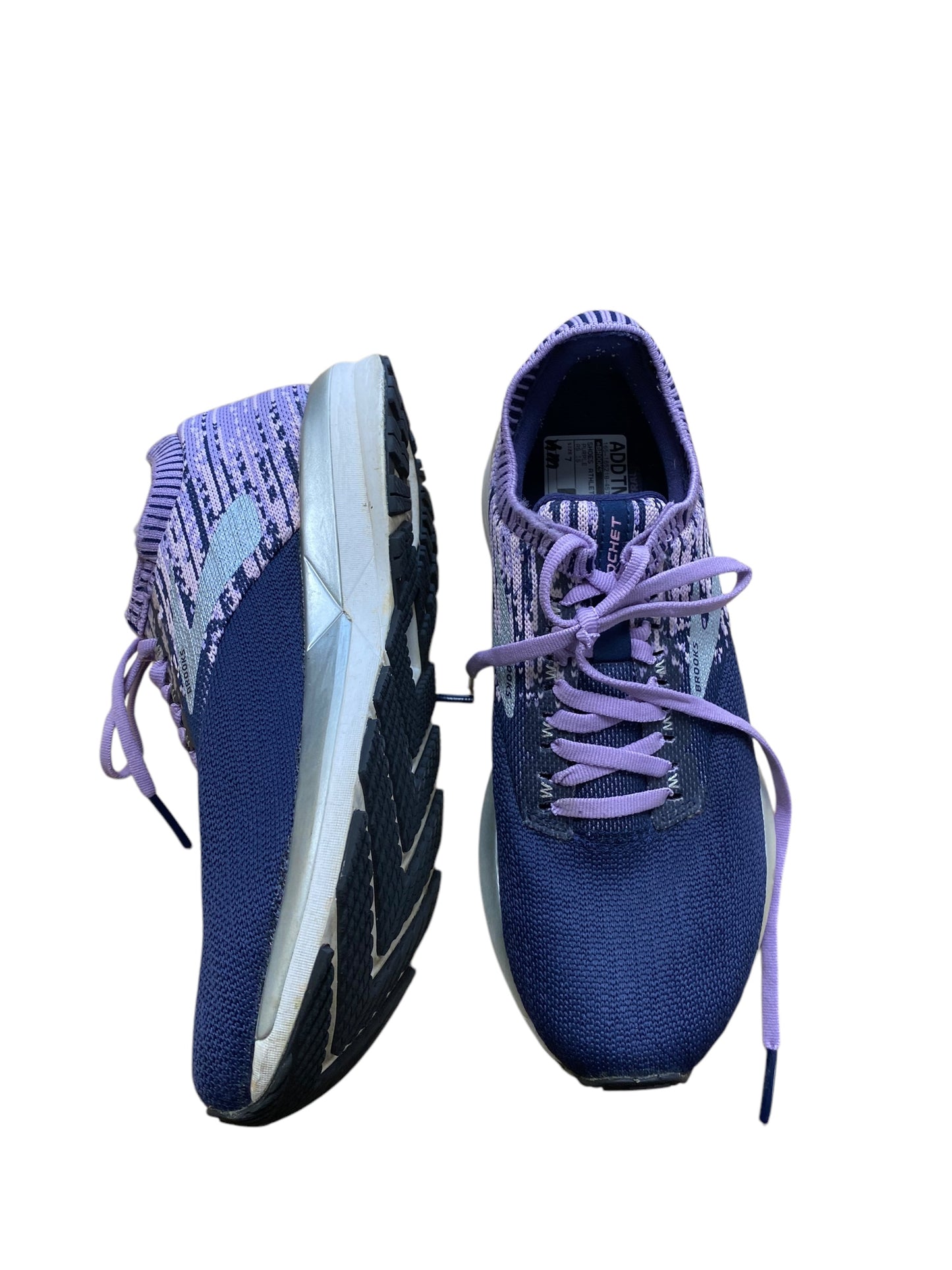 Shoes Athletic By Brooks In Purple, Size: 7