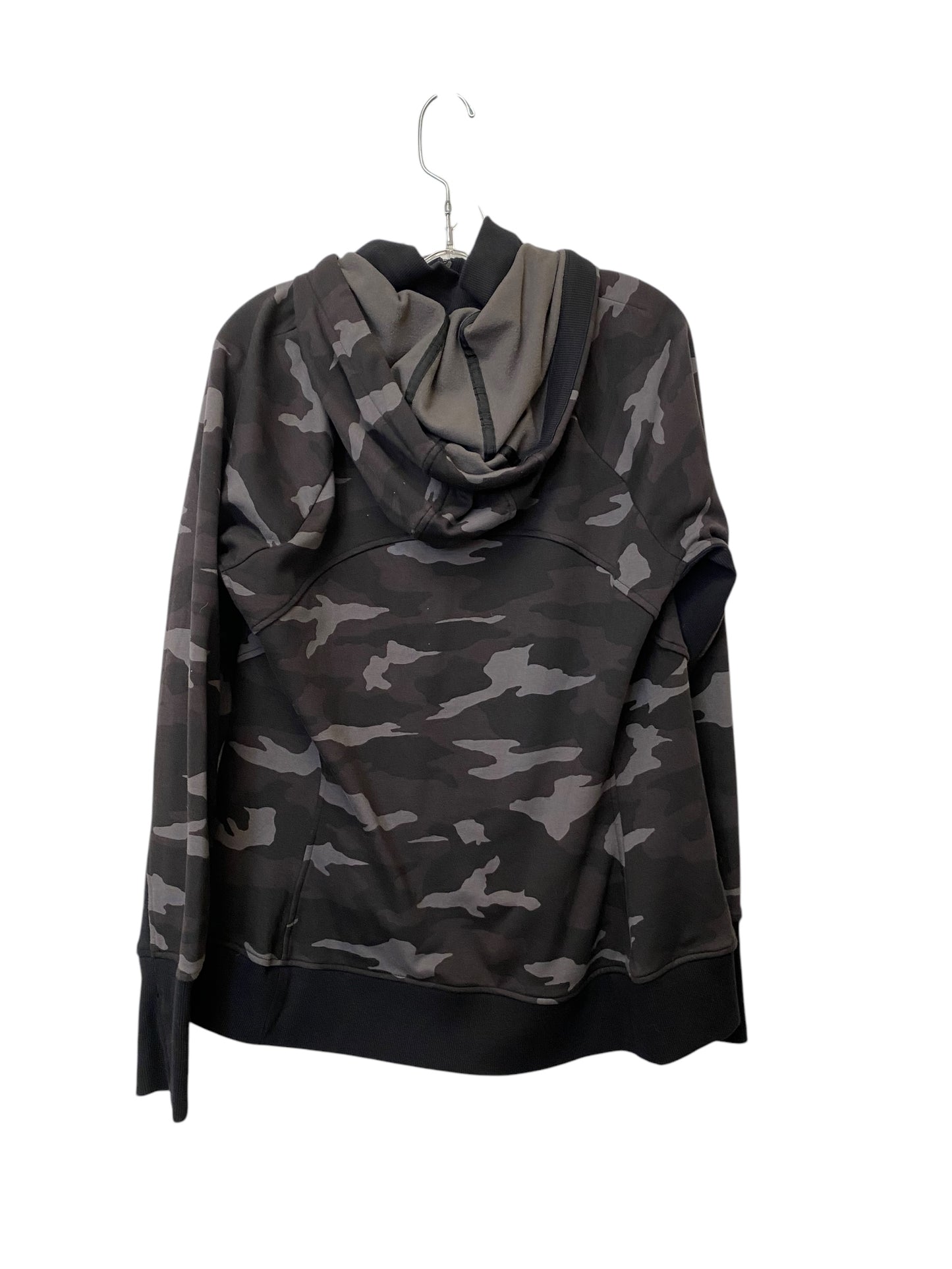 Athletic Jacket By Athleta In Camouflage Print, Size: Xl