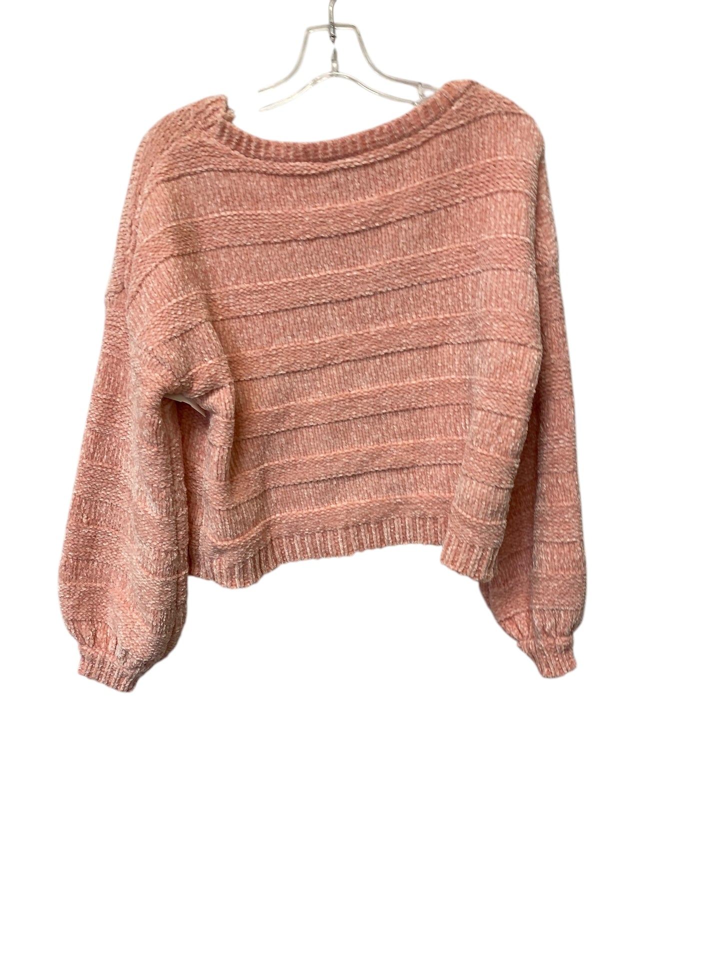 Sweater By Clothes Mentor In Pink, Size: M