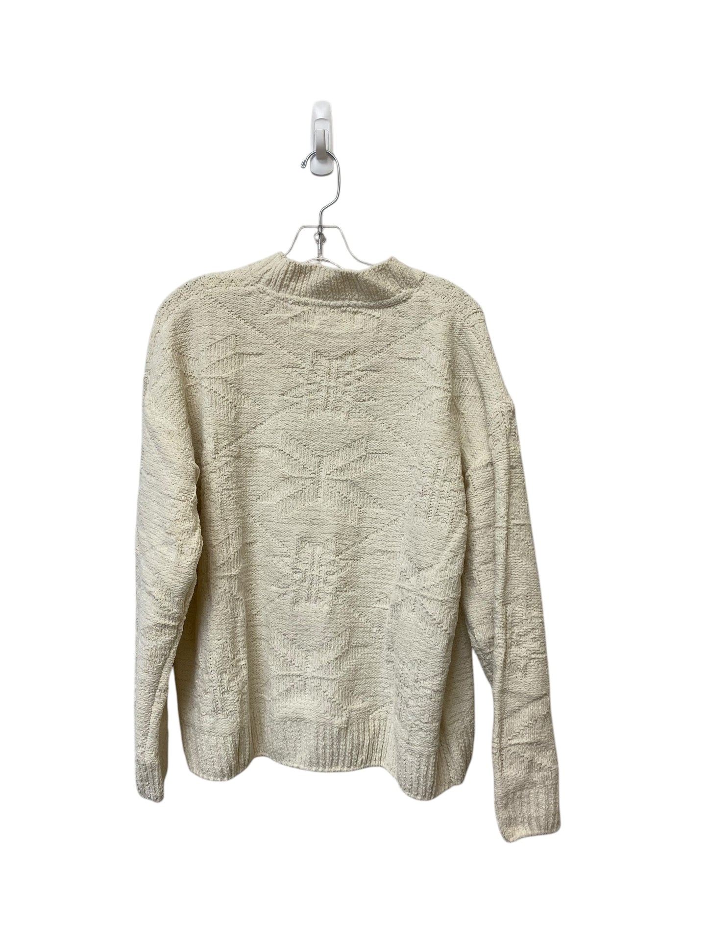 Sweater By Weatherproof In Cream, Size: Xl