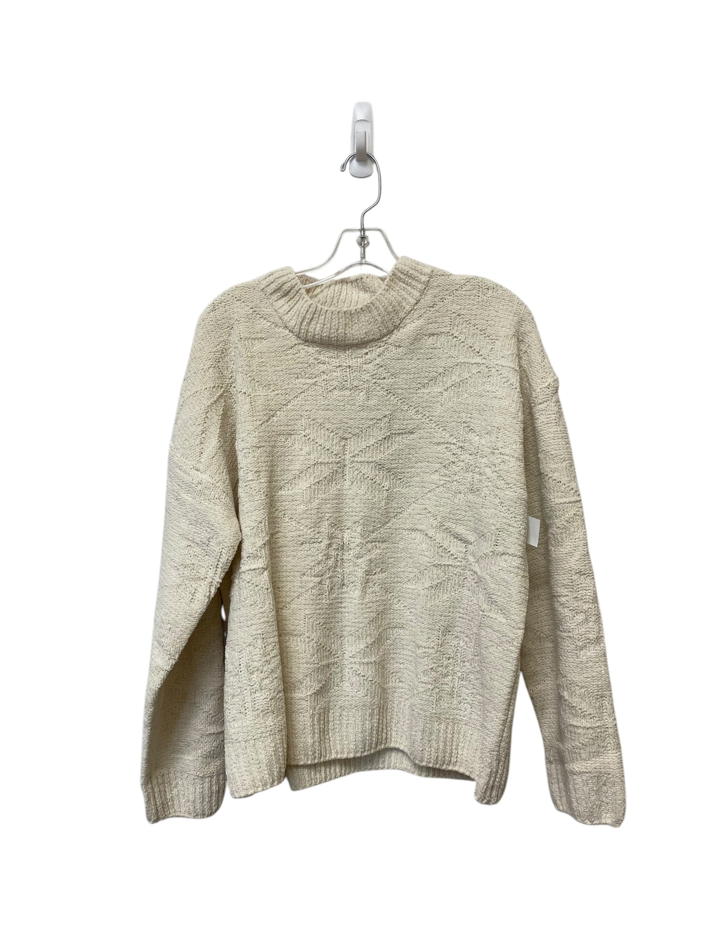 Sweater By Weatherproof In Cream, Size: Xl