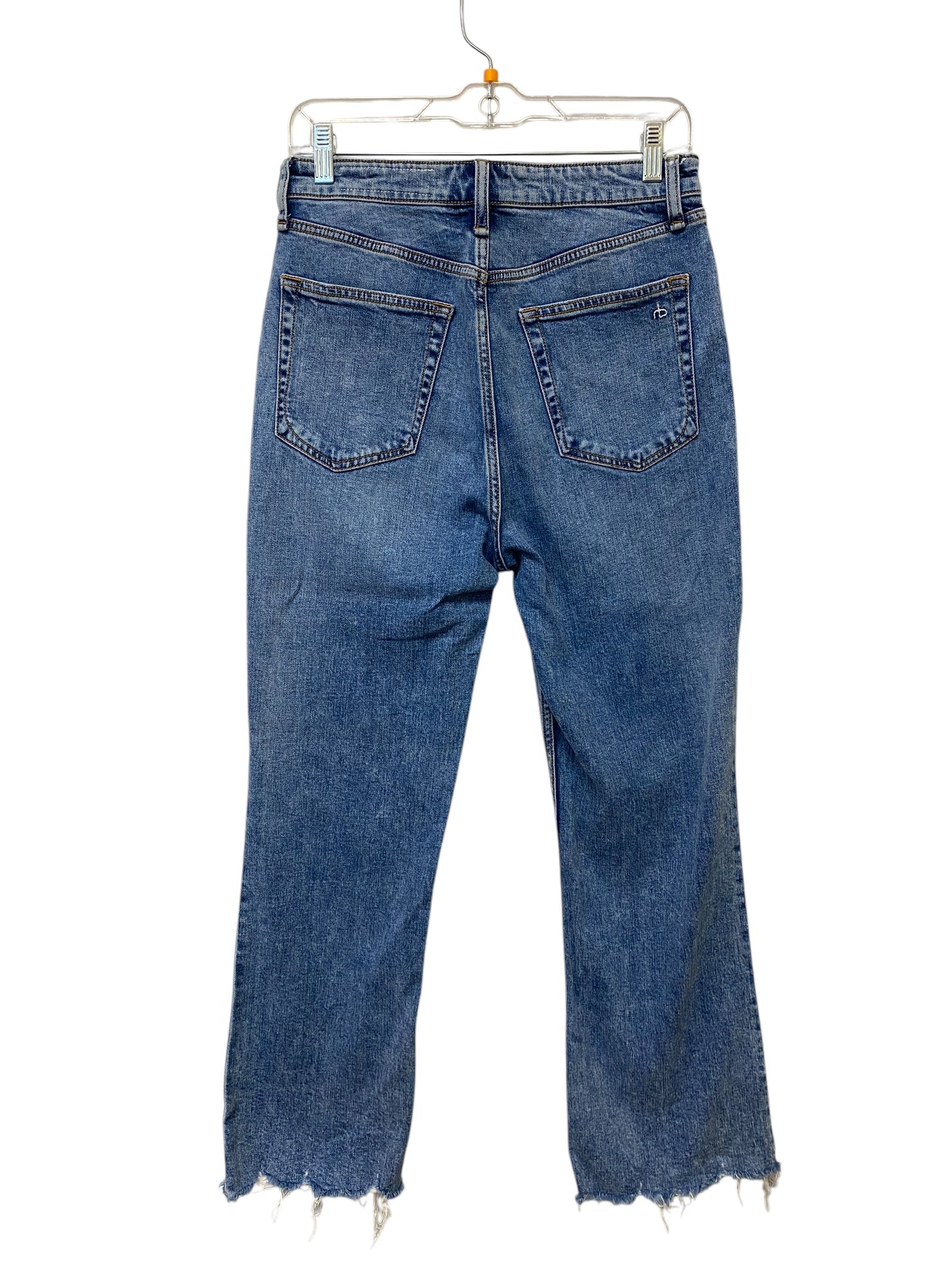 Jeans Straight By Rag & Bones Jeans In Blue Denim, Size: 28