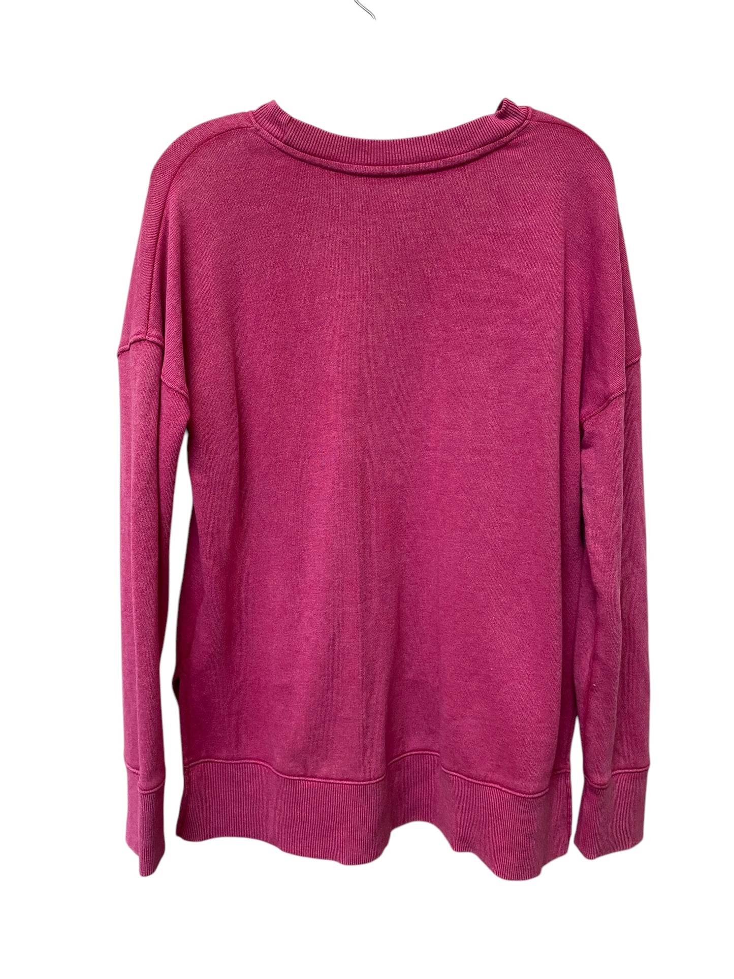 Sweatshirt Crewneck By Time And Tru In Pink, Size: M