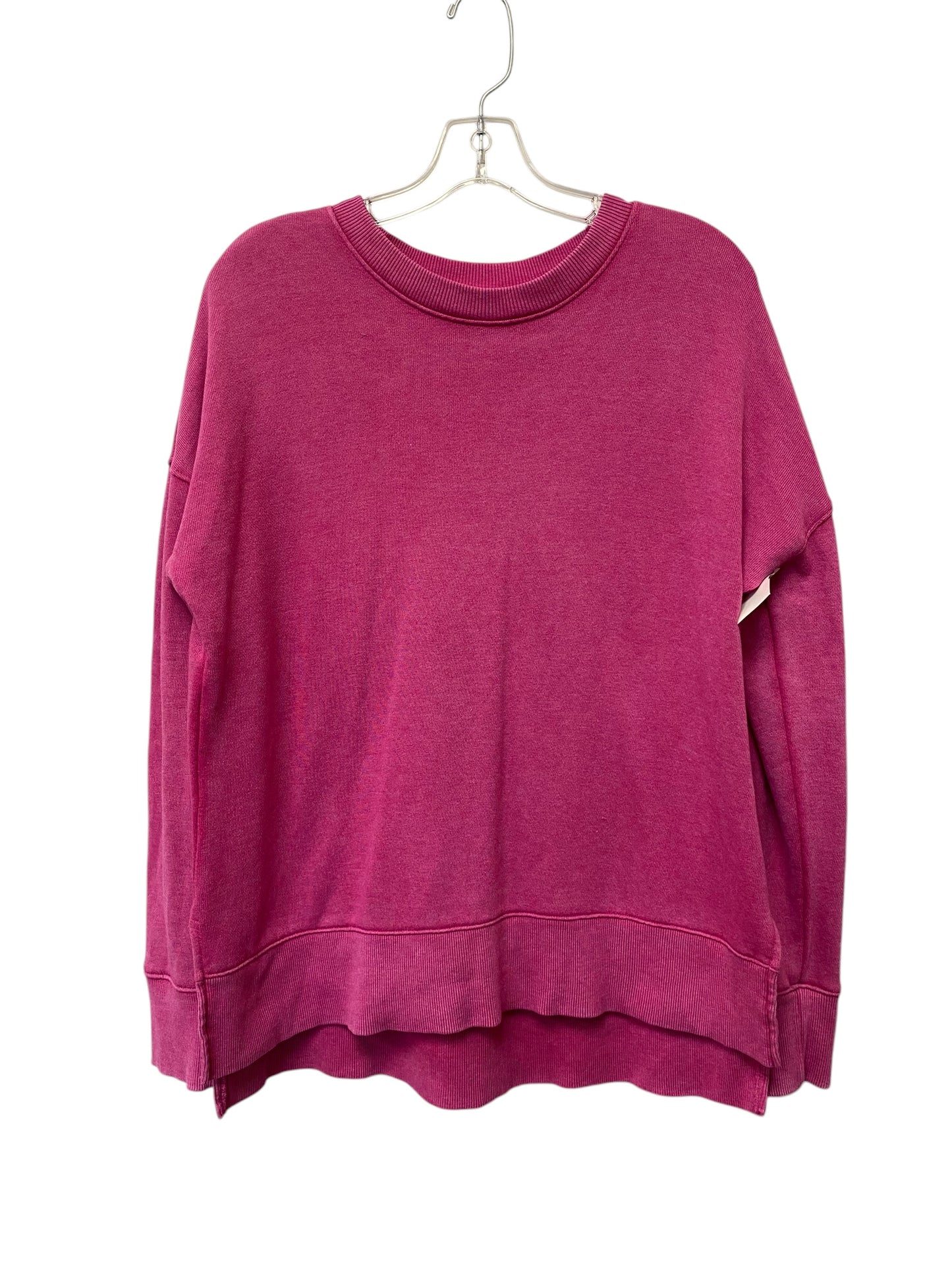 Sweatshirt Crewneck By Time And Tru In Pink, Size: M