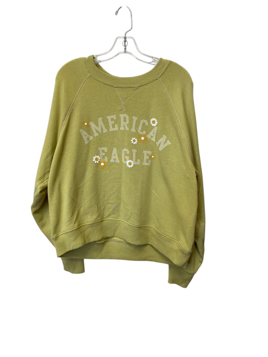 Sweatshirt Crewneck By American Eagle In Green, Size: L