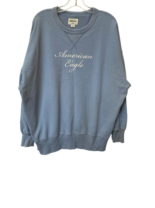 Sweatshirt Crewneck By American Eagle In Blue, Size: M