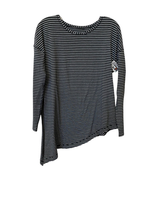 Athletic Top Long Sleeve Crewneck By Lululemon In Striped Pattern, Size: 8