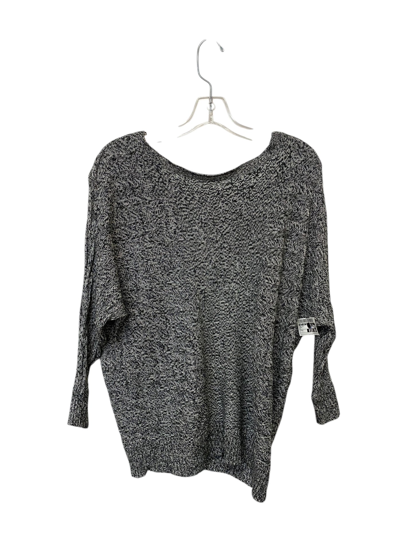 Top Long Sleeve By New York And Co In Grey, Size: S