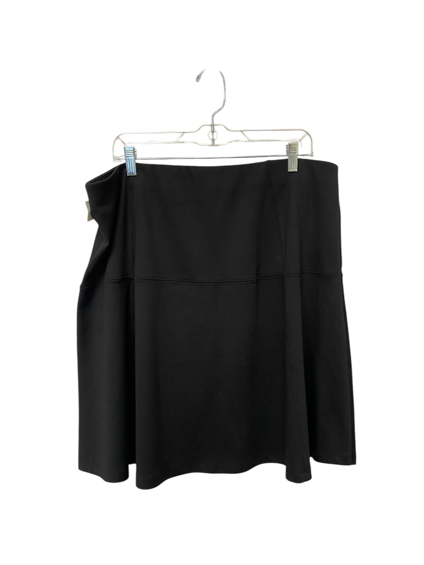 Skirt Mini & Short By Cato In Black, Size: Xl