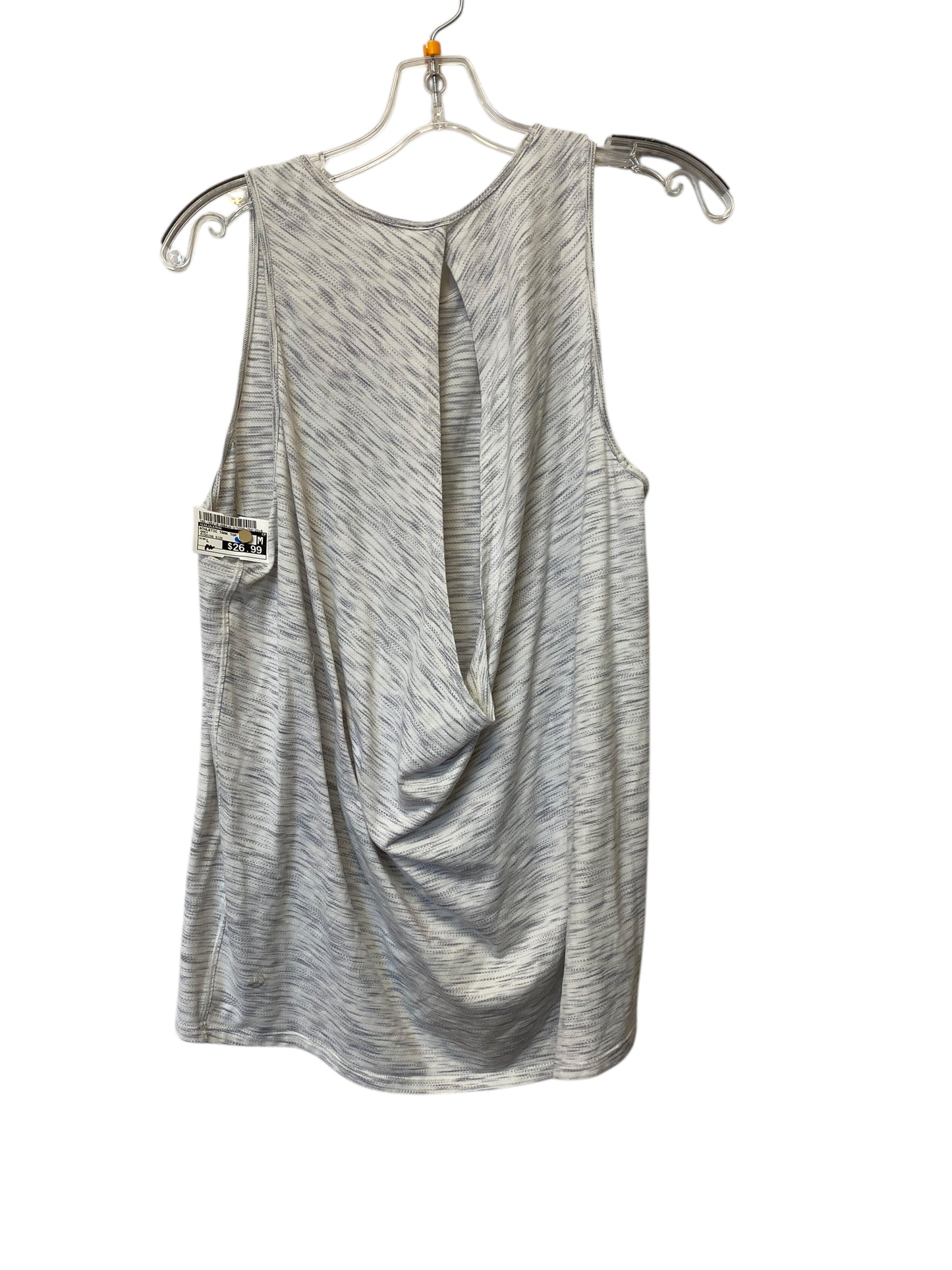 Athletic Tank Top By Lululemon In Grey, Size: L