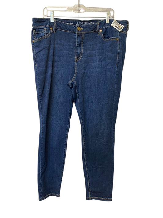 Jeans Skinny By Lane Bryant In Blue Denim, Size: 18