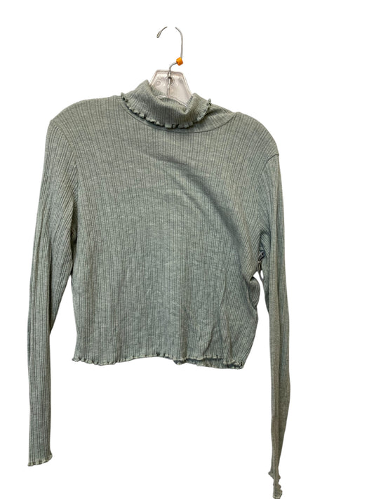 Top Long Sleeve By Madewell In Blue, Size: L