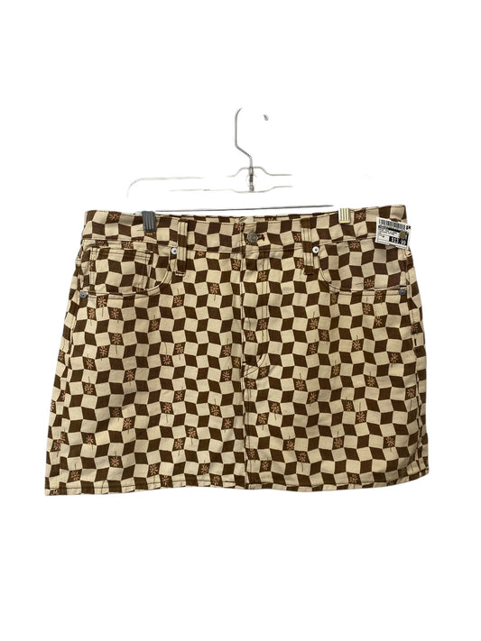 Skirt Mini & Short By Madewell In Checkered Pattern, Size: 30