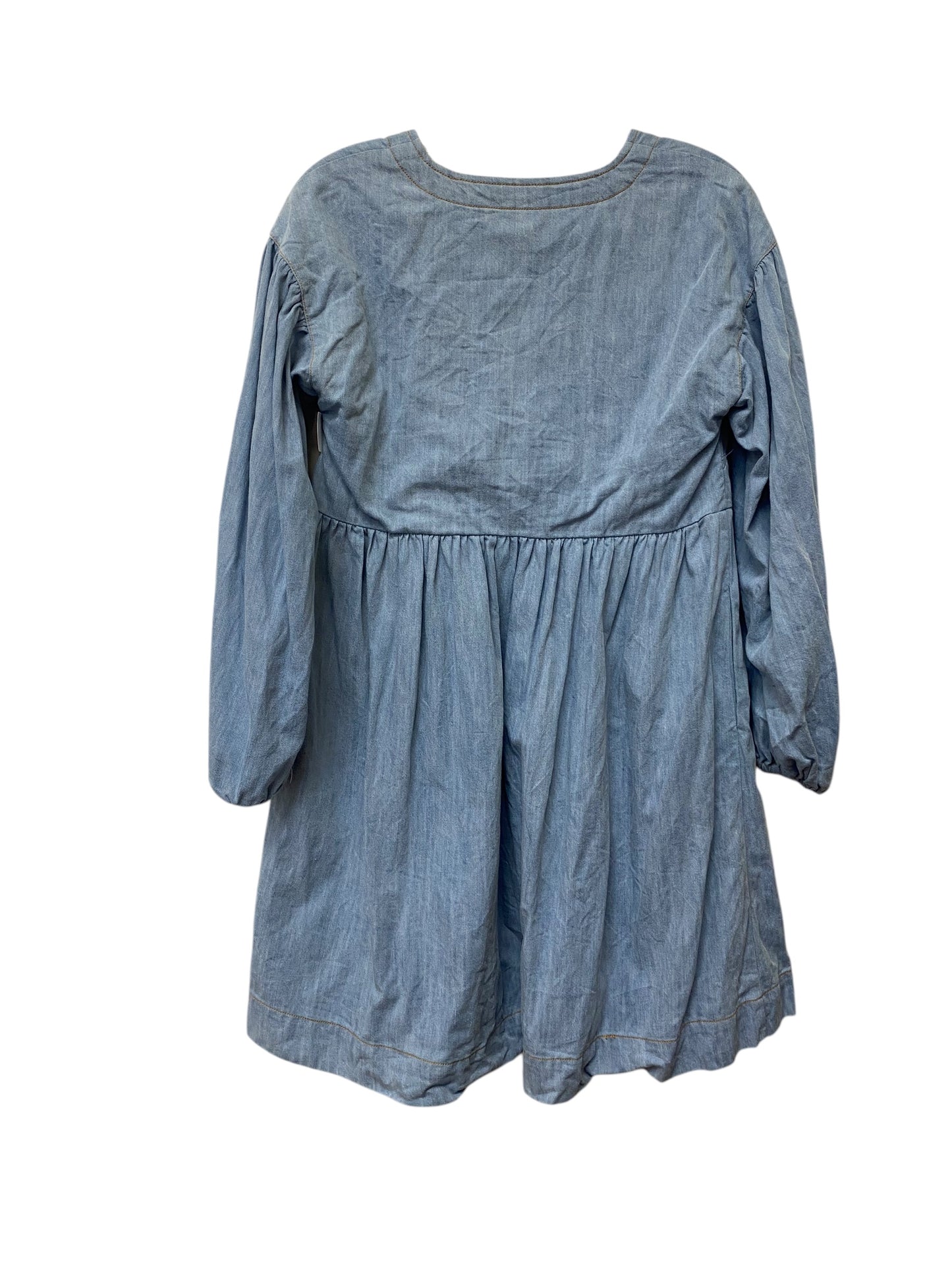 Dress Casual Short By Anthropologie In Blue Denim, Size: Xs