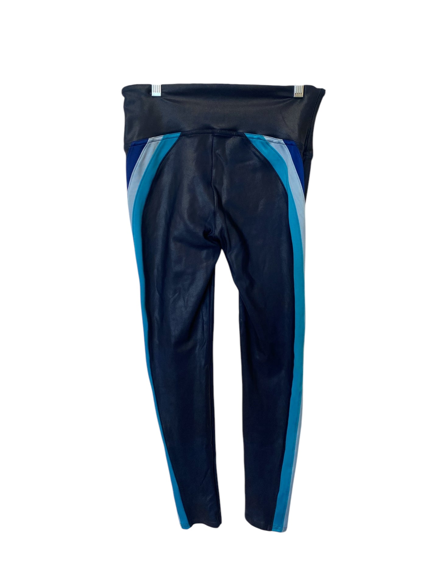 Athletic Leggings By Spanx In Blue, Size: M