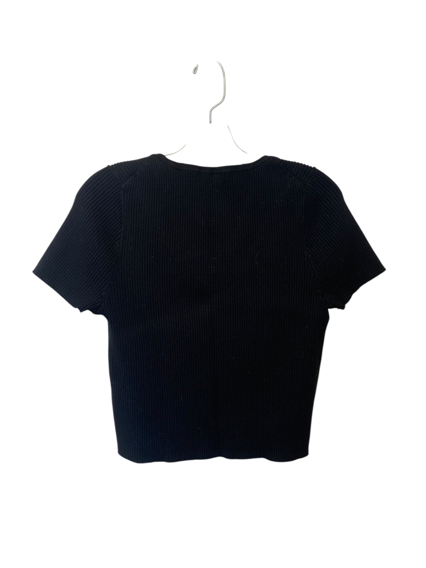 Top Short Sleeve By Madewell In Black, Size: Xl