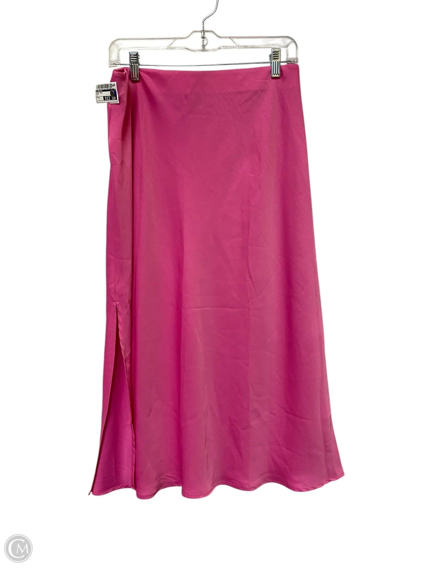 Skirt Maxi By A New Day In Pink, Size: M